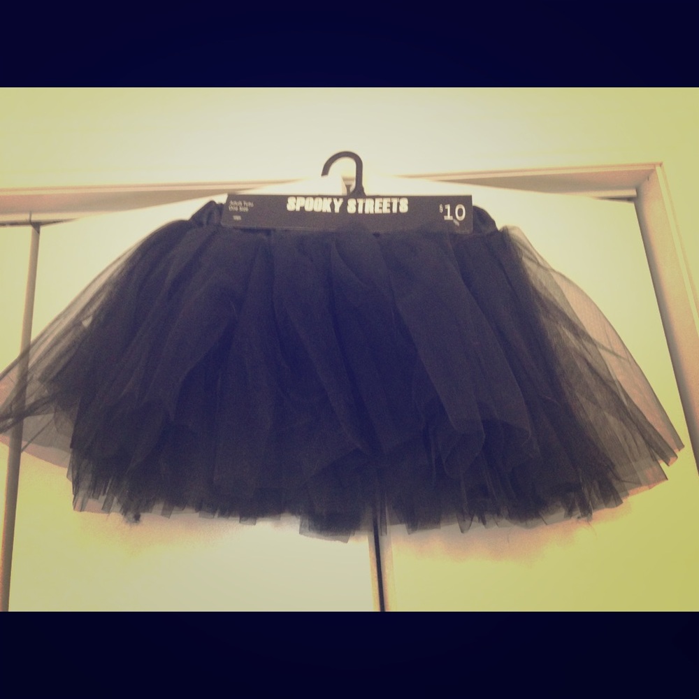 Black tulle tutu